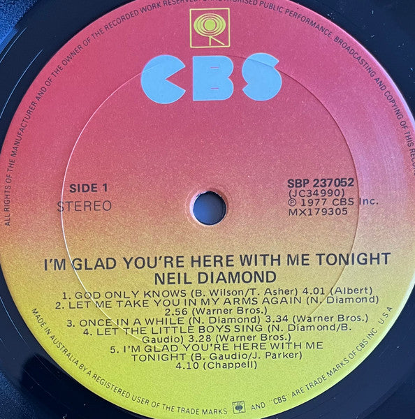 Neil Diamond - I'm Glad You're Here With Me Tonight (rock)