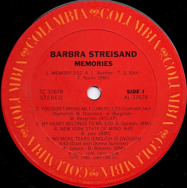 Barbra Streisand-Memories