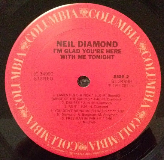 I'm Glad You're Here With Me Tonight - Neil Diamond