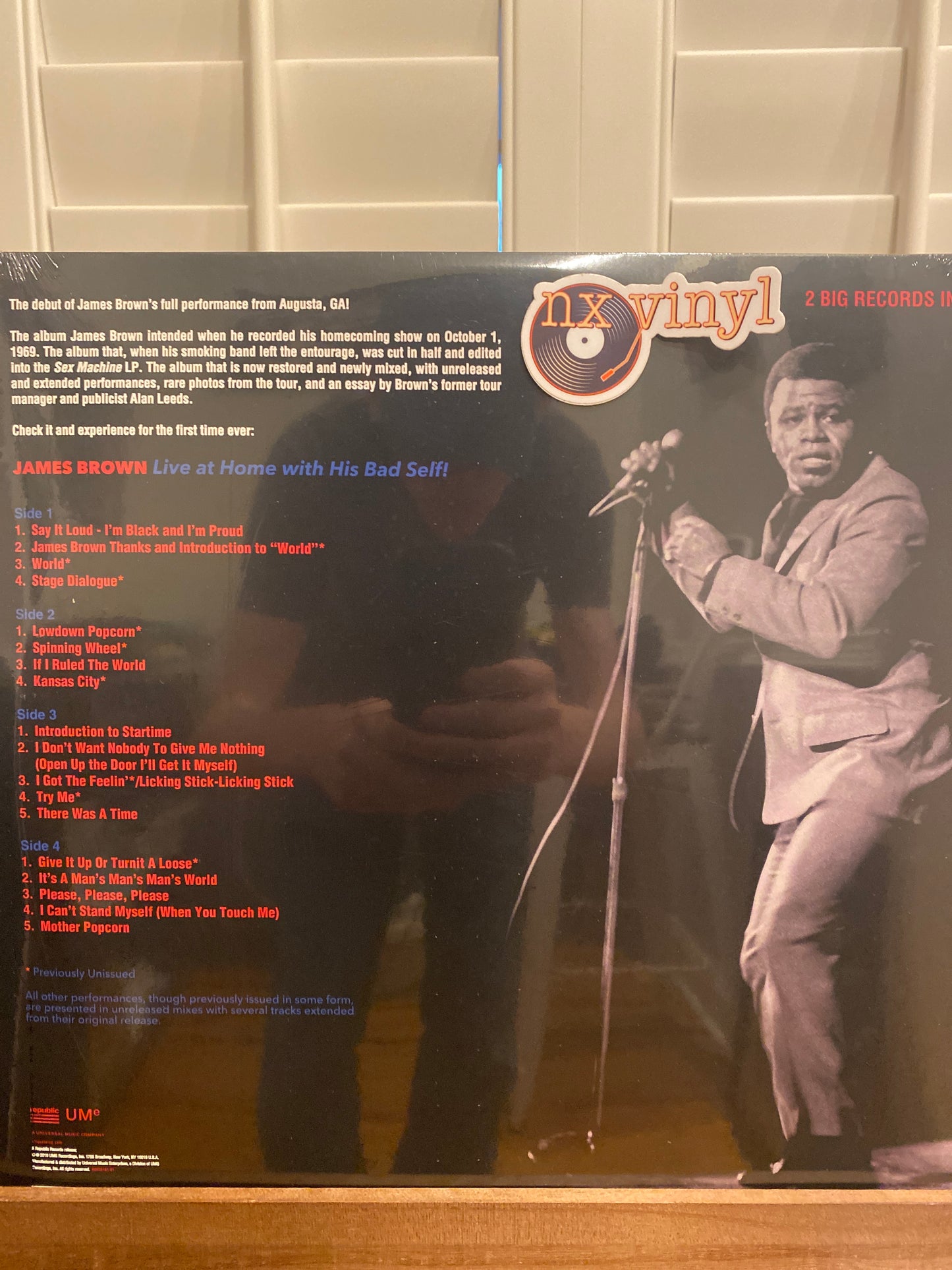 James Brown - 2LP Live at Home with His Bad Self (RB)