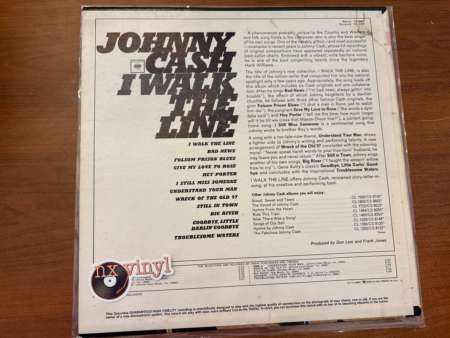 Johnny Cash-I Walk the Line (Country)