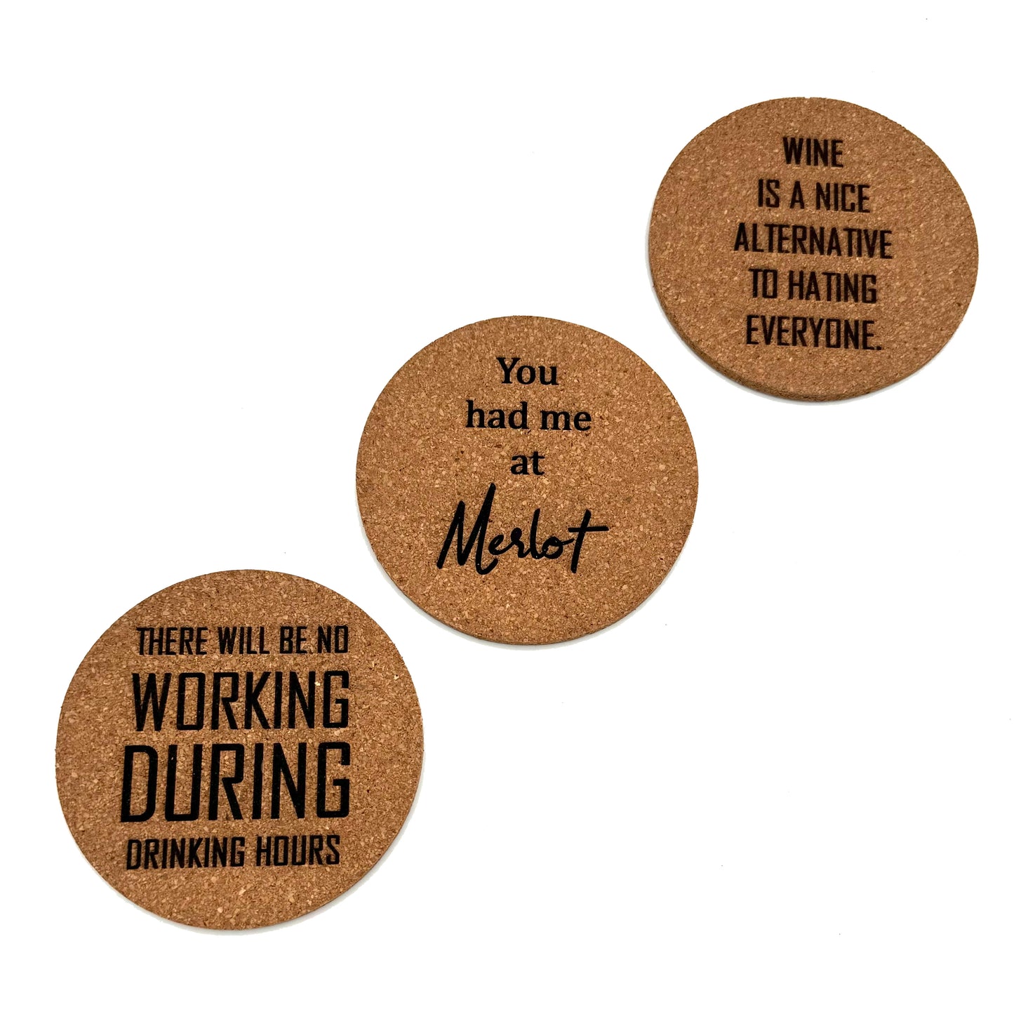 wine cork coasters