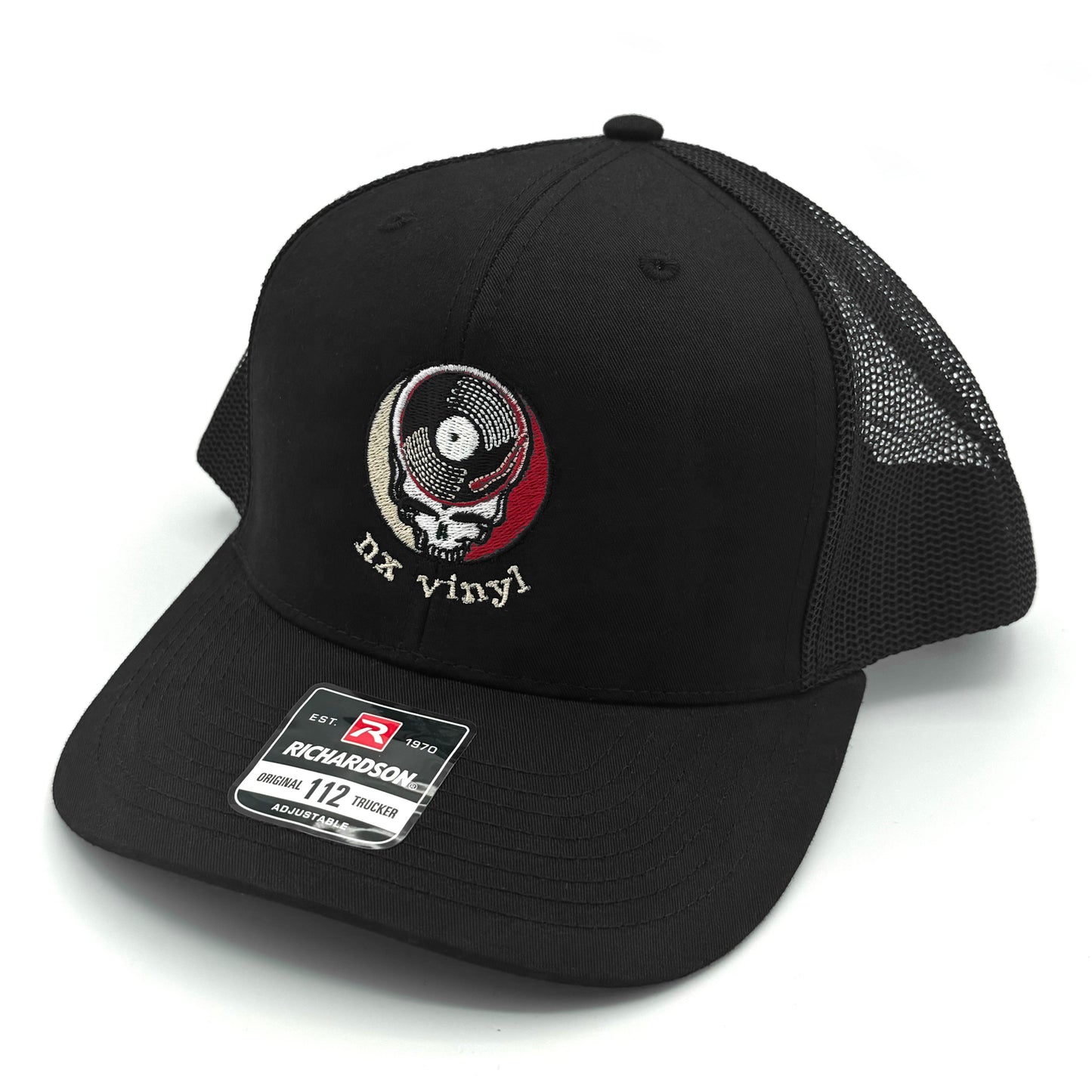 nx vinyl steal your face trucker hat