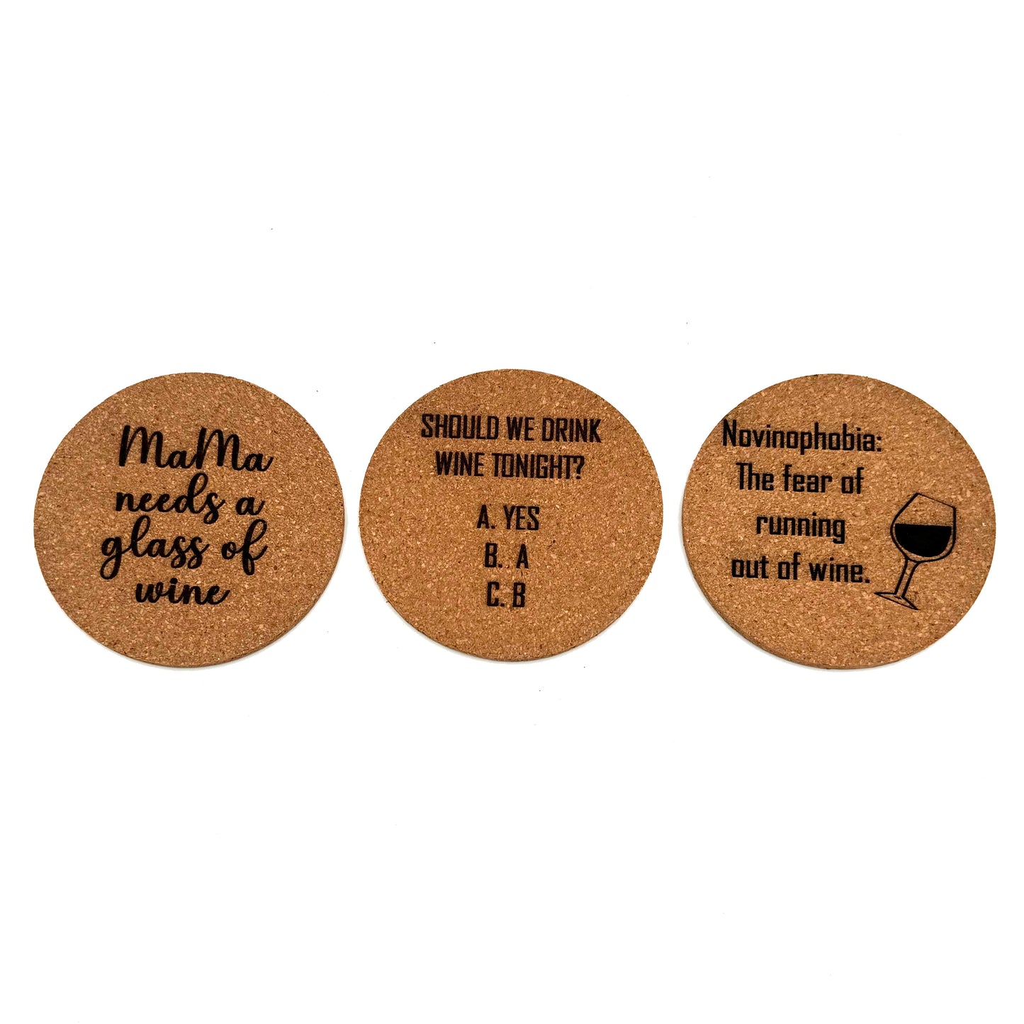 wine cork coasters